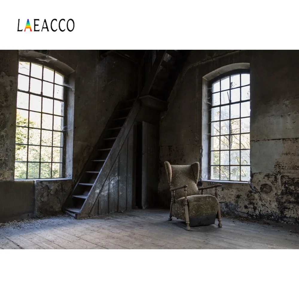 Laeacco фоны для фотосъемки с изображением старого пустынного сельского дома кресла