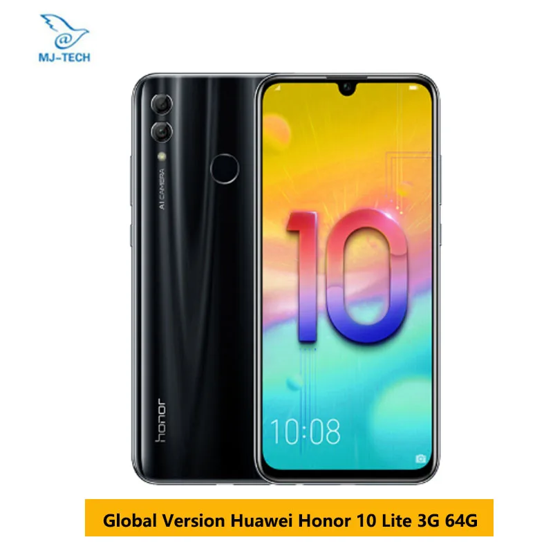 Honor 10 Lite ram 3G rom 64G глобальная версия 6 2 дюймов FHD 2340X1080 фронтальная камера 24 МП AI