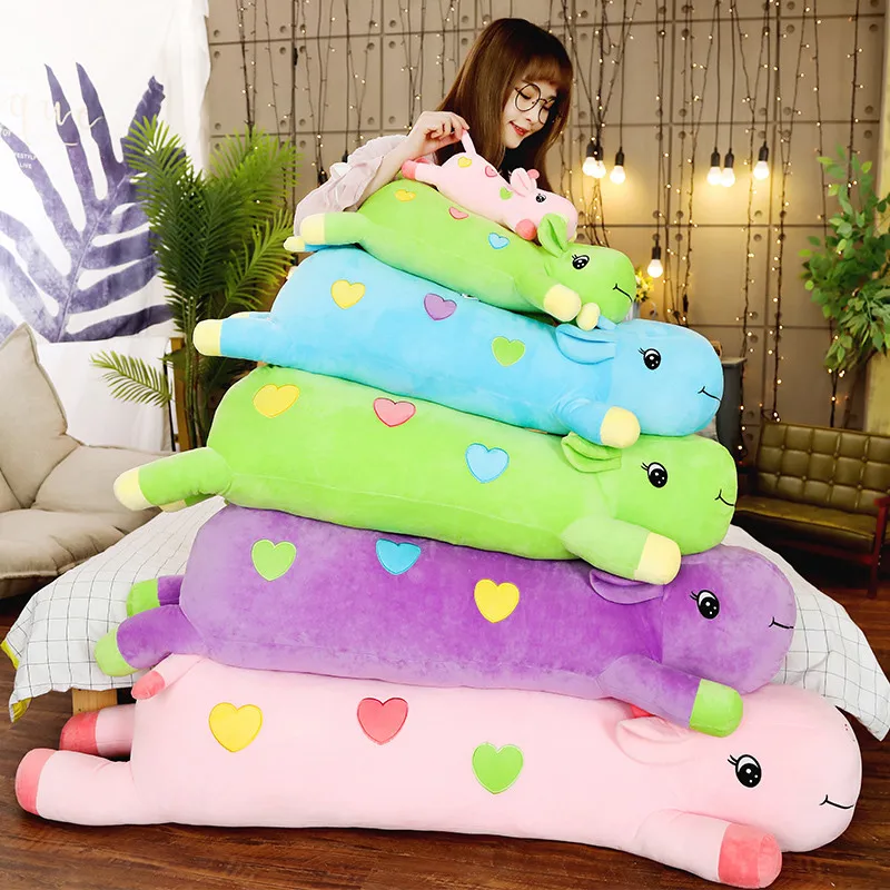 

2019 New Unisex Cute Gift Plush Giraffe Soft Toy Animal Deer Doll Baby Kid Child Christmas Birthday Happy Colorful Gifts