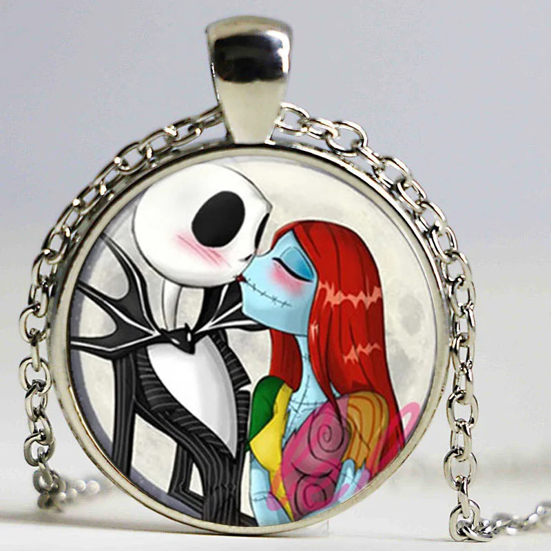 Ожерелье с подвеской Кошмар перед Рождеством изображением Джека Скеллингтона