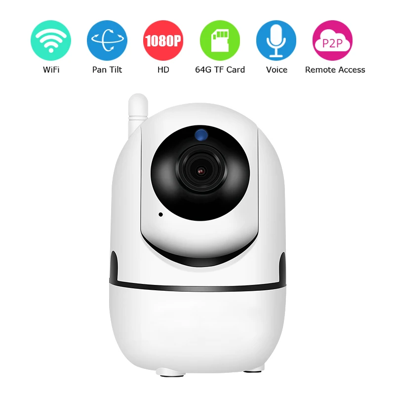 HD 1080P облачная Беспроводная ip-камера интеллектуальное автоматическое слежение