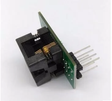 100 pcs lot shrapnel ots28-0.65-01 8PIN pitch 0.65mm programming blocks | Электронные компоненты и принадлежности