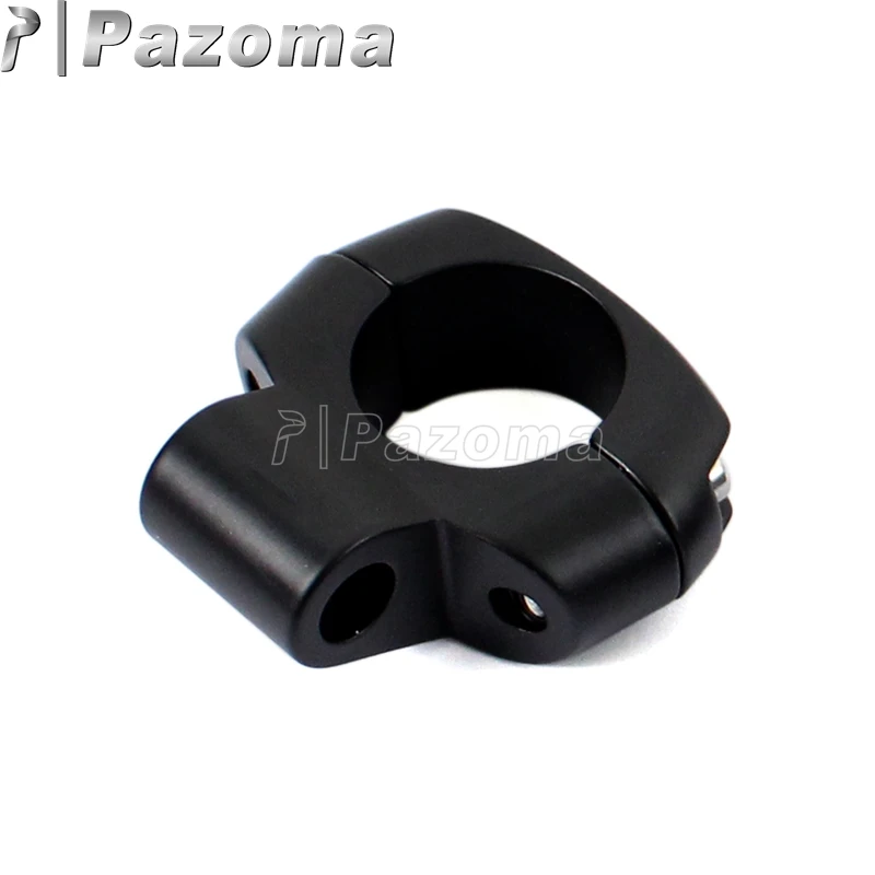 

Универсальные черные зажимы для крепления на руль мотоцикла, 1 дюйм, 25 мм, держатель для зеркала, аксессуары, монтажный зажим