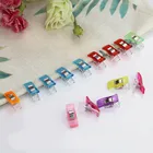 10 шт.лот пластиковые зажимы аксессуары для швейной машины устройство для смещения ленты Сделай Сам работа накладка на ногу принадлежности для клевера Подшивка инструмент для швейной ткани