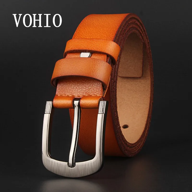 Мужской кожаный ремень с пряжкой язычком 150 см|leather genuine belt|genuine beltbelt for men |