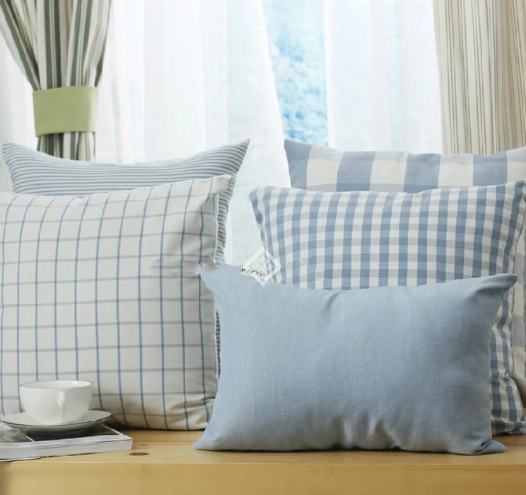 Подушка для дивана collalily небесно-голубая американская Британская Скандинавская