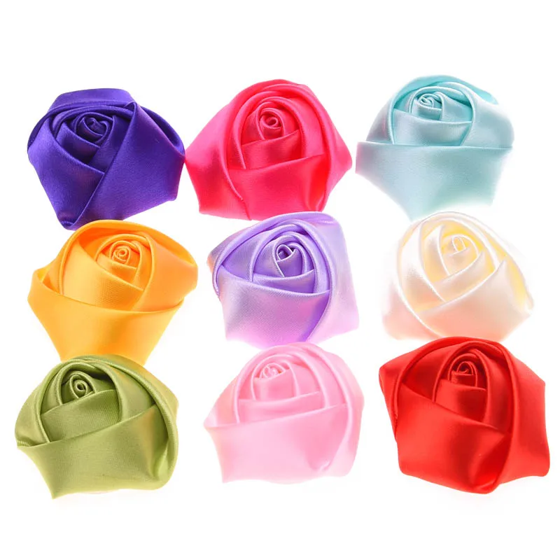 10 шт. искусственные розы для волос |