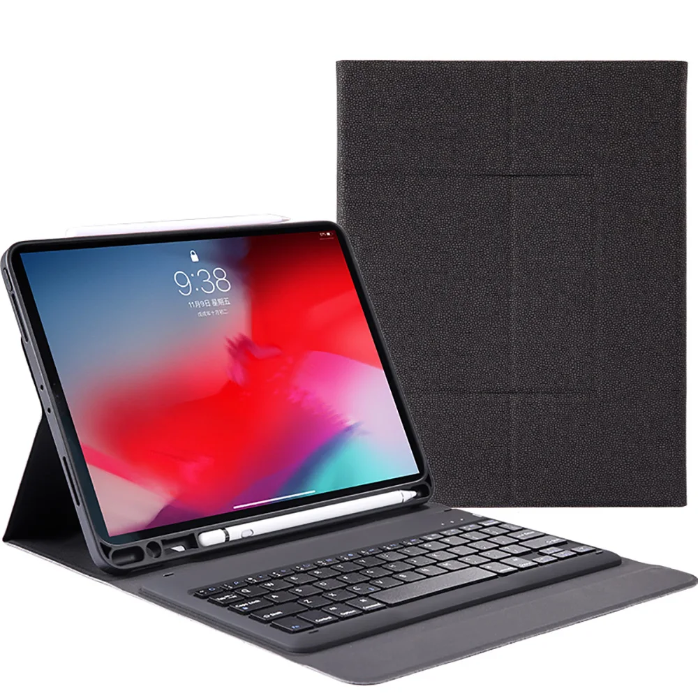 Для iPad Pro 12 9 2018 чехол смарт Беспроводная Клавиатура США PU кожаный флип для дюймов