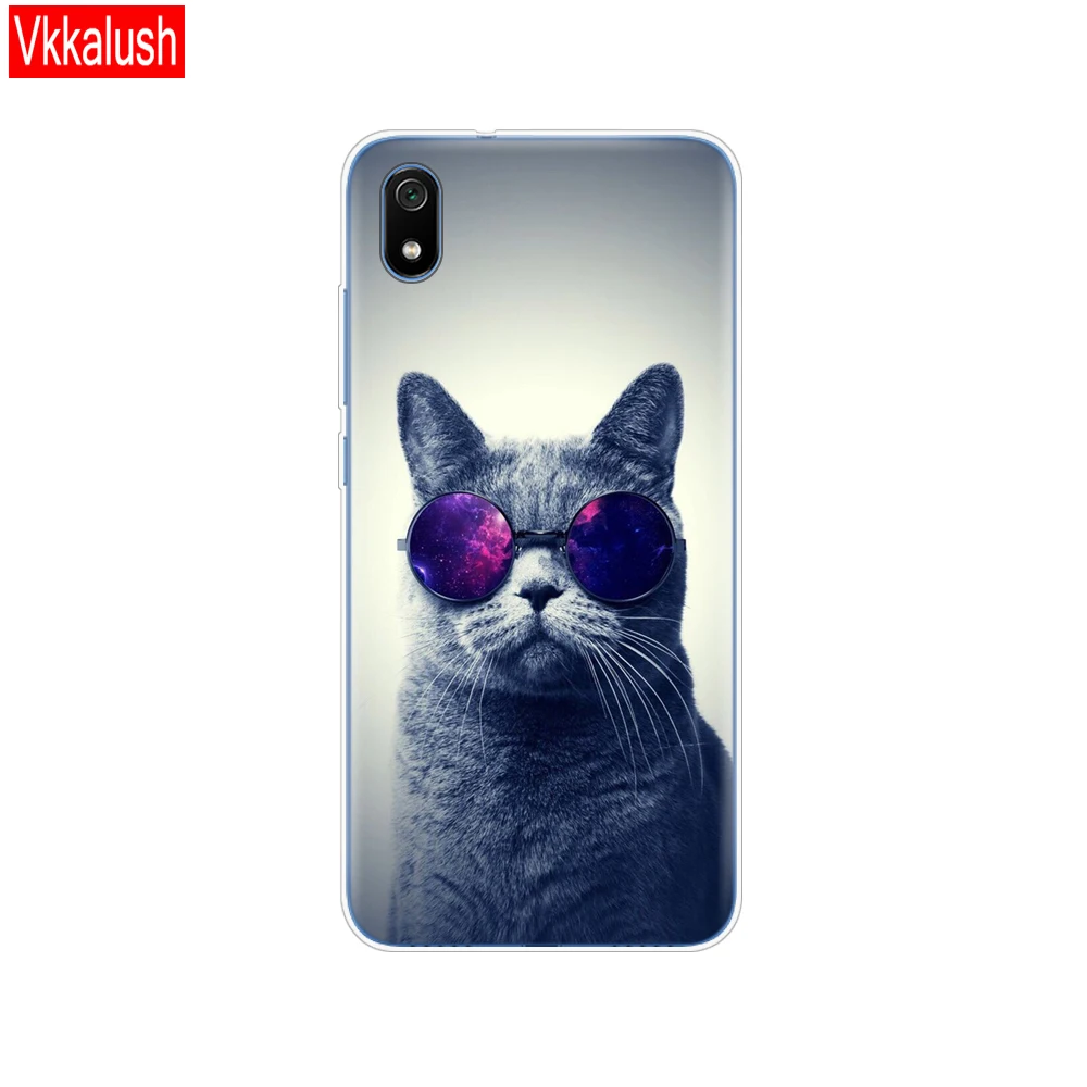 11070 Силиконовый чехол для Xiaomi Redmi 7a, чехол s, полная защита, мягкая задняя крышка из ТПУ для Redmi 7 A, чехол-бампер для телефона - Цвет: 11070