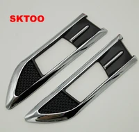 sktoo turn signal abs electroplating side lamp decoration box used for chevrolet cruze 2009 2015 car accessories car styling