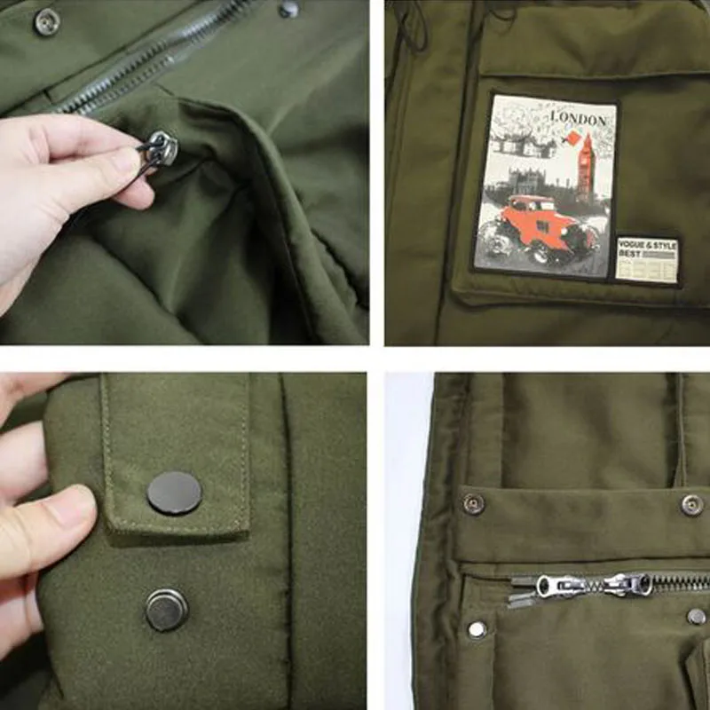 Большая зимняя куртка из натурального меха енота 2018 Женское пальто утолщенная