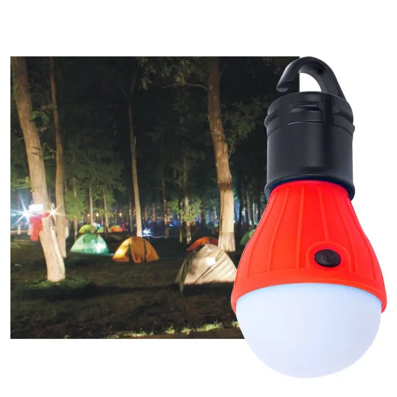 

Portable LED Camp Tent Light Night Fishing Lamp Multi Functional Hanging Bulb Battery Power Outdoor Camping Hiking Accessory