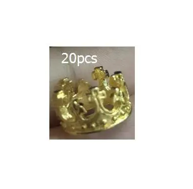 DIY0021-20pc-ScrosGD DIY ювелирные изделия корона аксессуары ручной работы смолы ремесло украшения мини милый король Королевский кулон в виде короны ювелирных изделий подвески - Цвет: DIY0021-20pc-ScrosGD