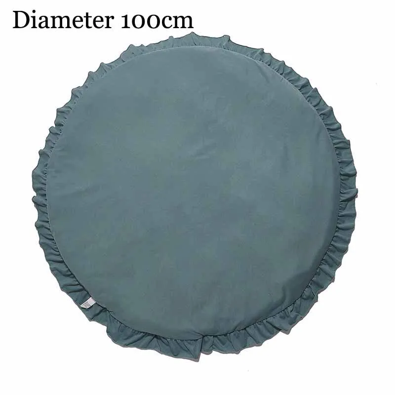green 100cm Портативная детская подстилка для кошек гнездо бионическая Колыбель Съемная детская кроватка для новорожденного путешествия люлька 0-12 месяцев - Цвет: green 100cm