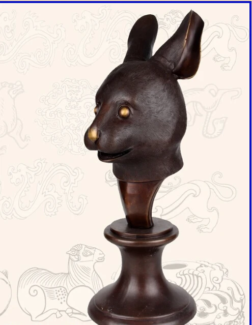 Китайская Бронзовая Домашняя Декоративная скульптура благоприятная статуя