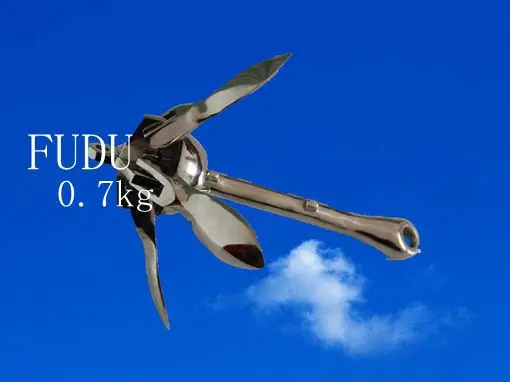 Складной якорь из нержавеющей стали для лодок 0 7 кг 1 5 фунта|marine hardware|stainless steel marine