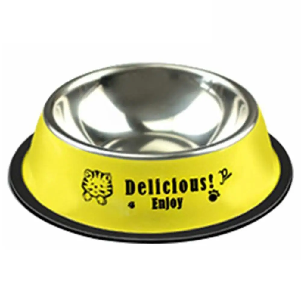 Миска для собак горшок миска еды кошек одинарная большая зеркальная двойная риса
