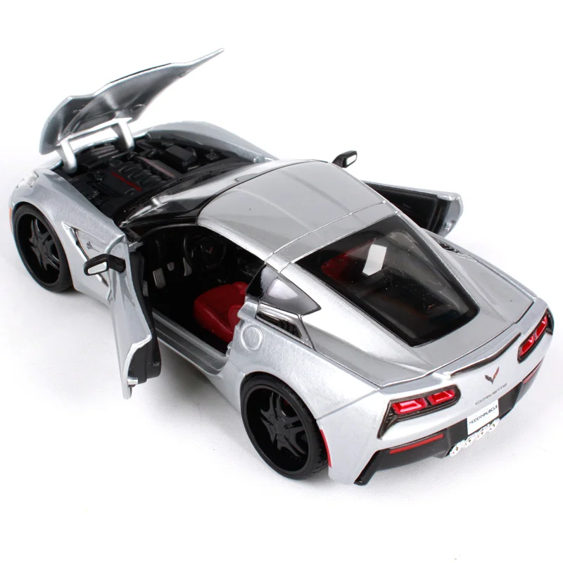 Maisto 1:24 2014 Chvrolet Corvette Stingray Классическая Современная мышечная литая модель
