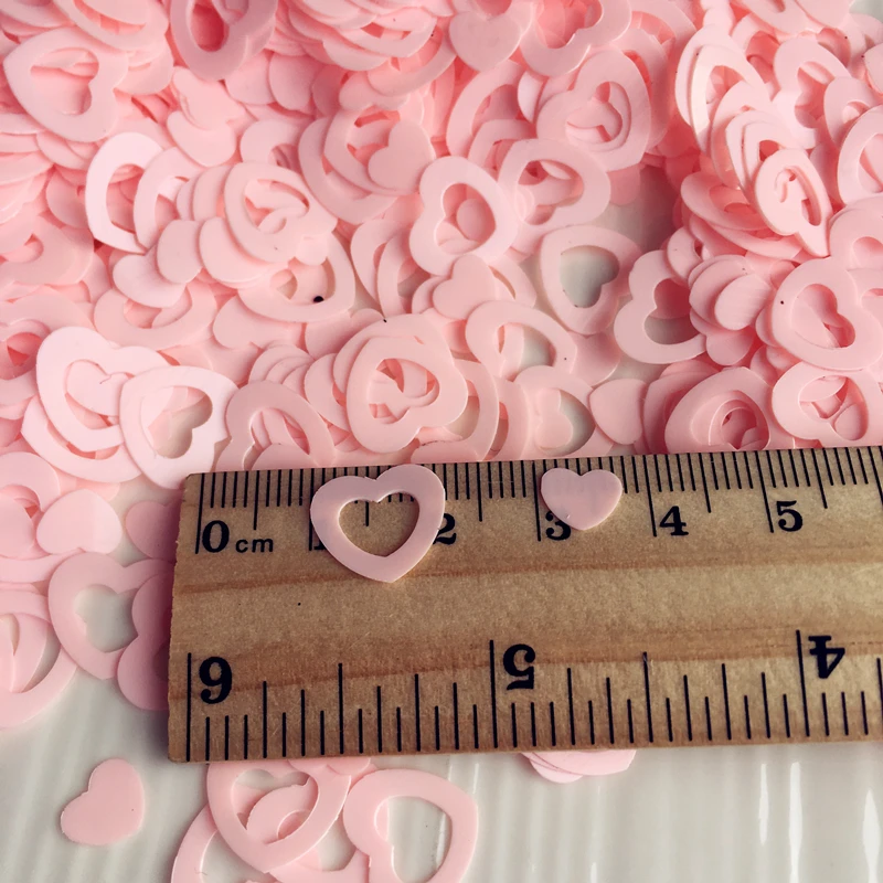 30 г/лот однотонные корейские Розовые Смешанные формы в форме сердца из ПВХ
