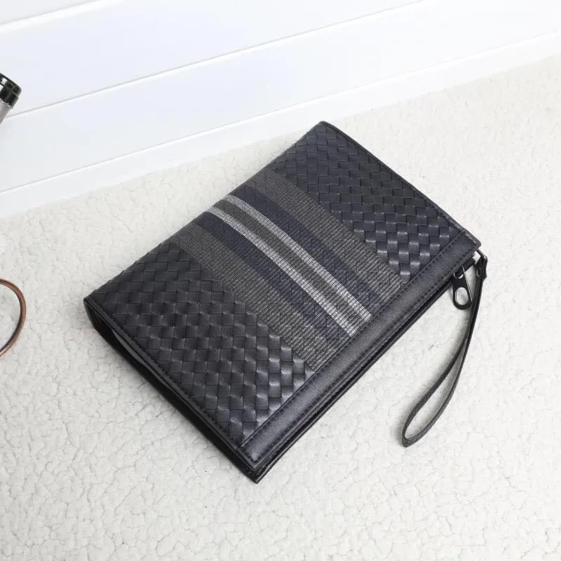 Kaisiludi leather embroidery bag hand envelope envelope large capacity hand grip bag large capacity leather fashion