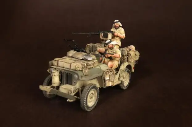 1/35 сборный Набор фигурок из смолы для британских солдат (без машины)|Наборы