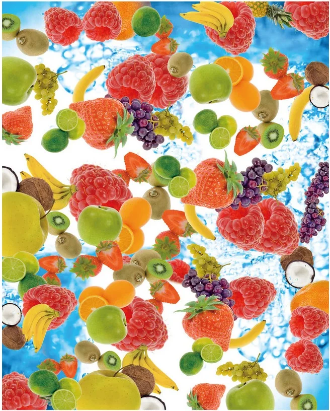 3d ПВХ напольное покрытие на заказ фото водонепроницаемая наклейка пол Hd фрукт