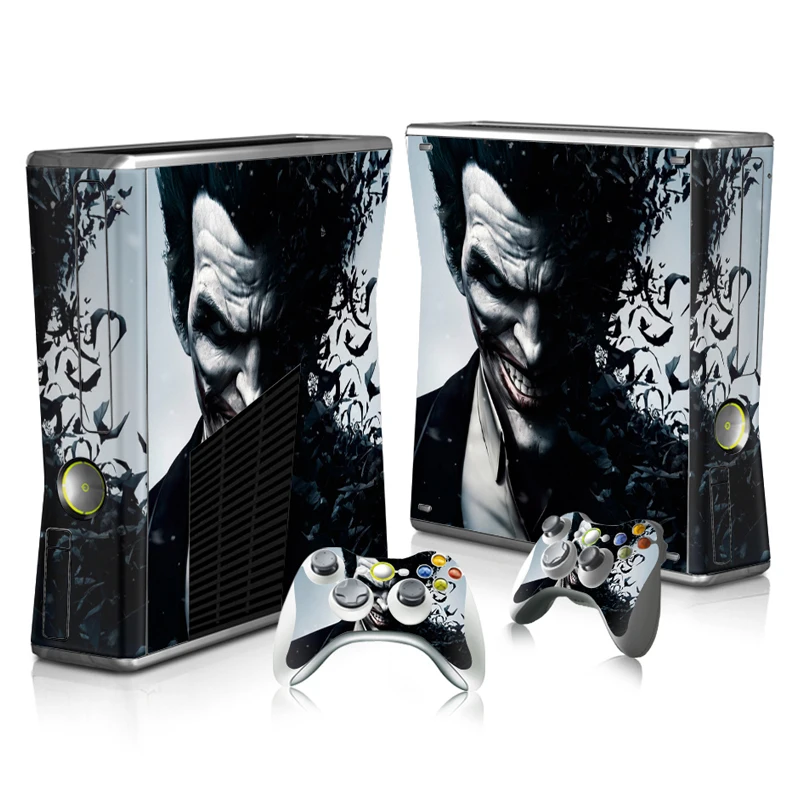 Бэтмен Джокер и Супермен кожи наклейка для Xbox 360 Slim консоль и контроллеры Скины стикеры s для Xbox360 тонкий винил