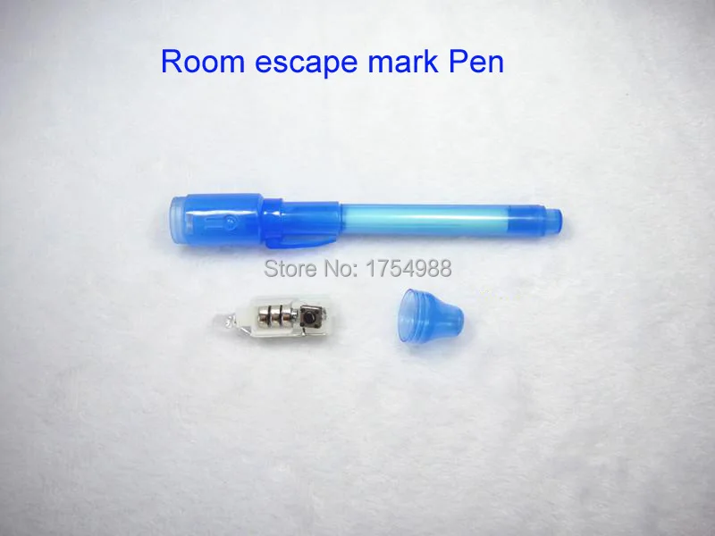 Стилус для комнаты спасения маркировка паролем и фиолетовый фонарик