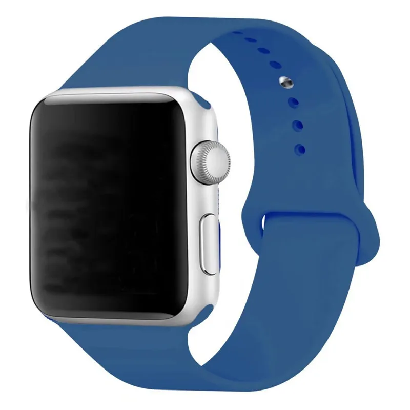 ASHEI мягкий силиконовый спортивный ремешок для Apple Watch серии группа 4 40 мм 44 мм 38 мм 42 мм ремешок для часов для iWatch серии 3 2 1 ремень
