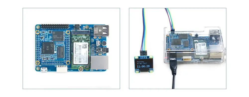 NanoPi NEO Core 256 МБ/512 Мб DDR3 ram Allwinner H3 SoC 8G eMMC варианты переносились UbuntuCore с Основной линией ядра 4,11 для него