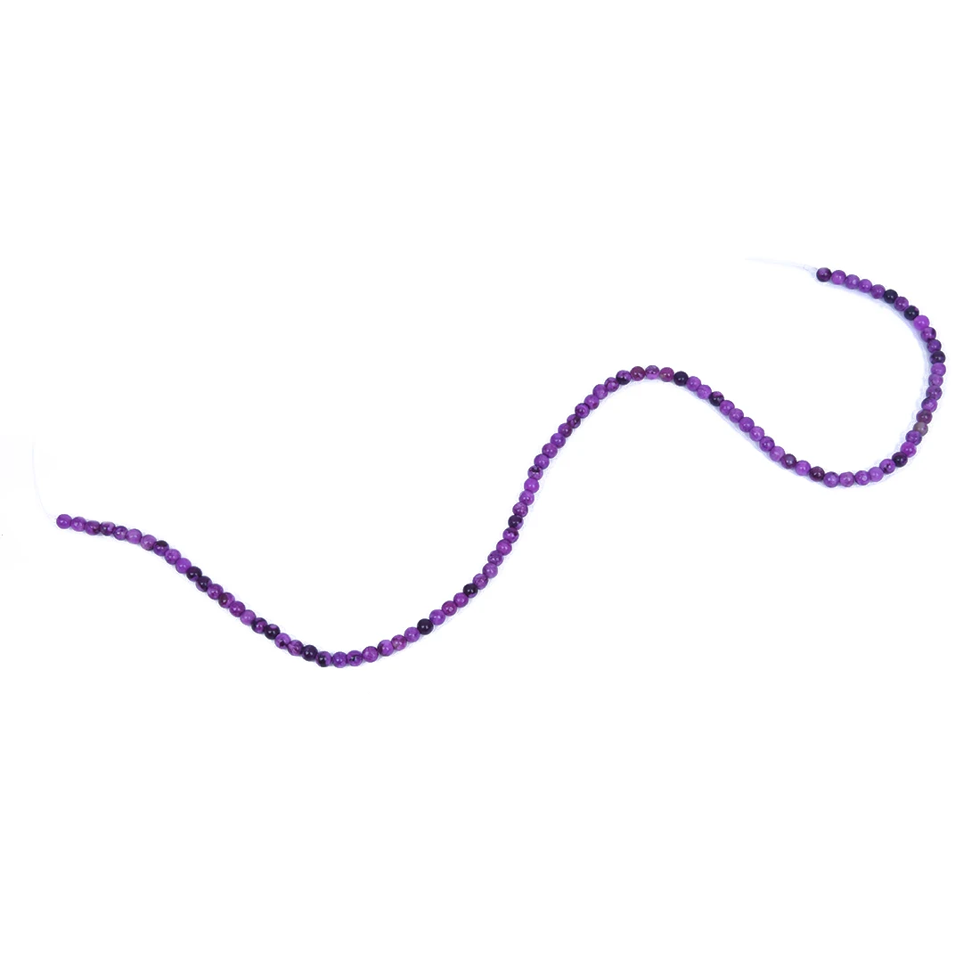 Бусины россыпью камень Sugilite минеральный Круглый 4 мм фиолетовый - купить по