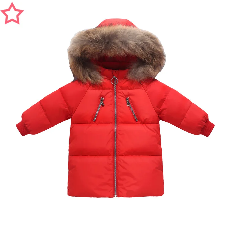  30 градусов Одежда для девочек теплый пуховик девочки зимняя хлопковая