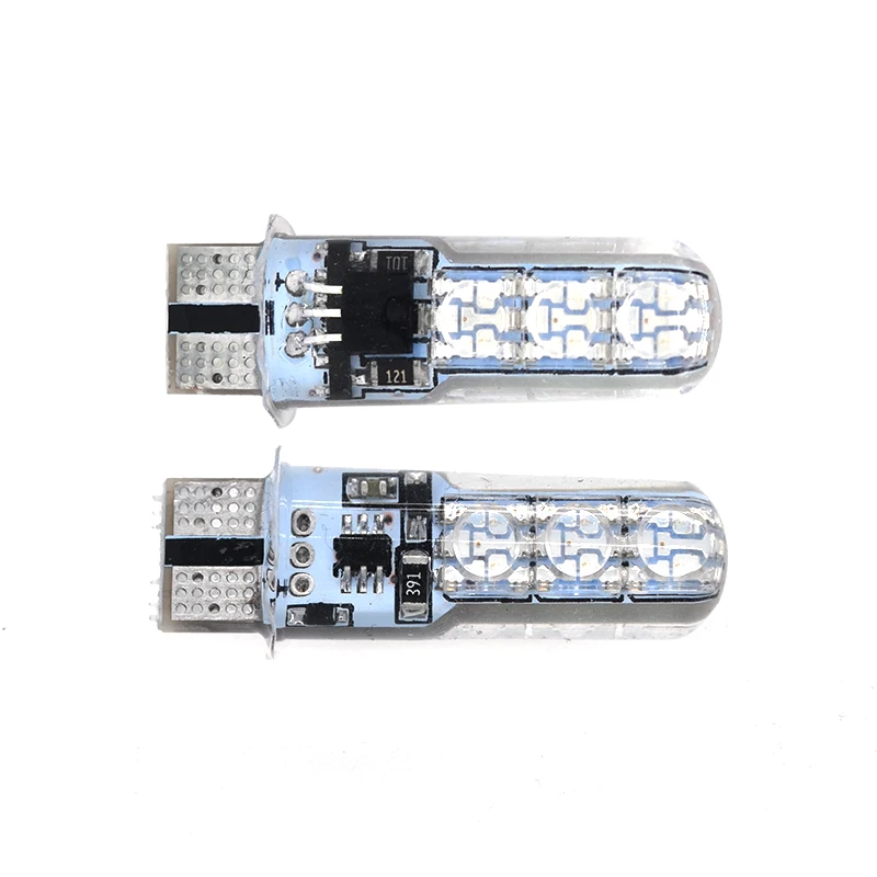 Автомобильные светодиодные лампы SKYJOYCE 2 шт./компл. 12 В T10 W5W 5050 светодиодов 6SMD RGB
