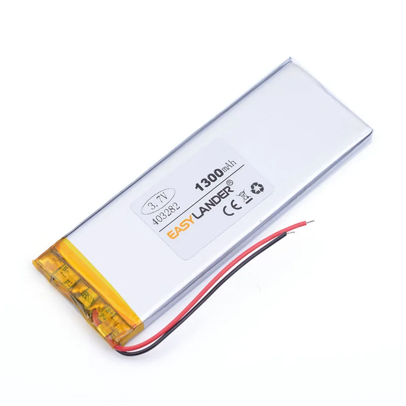 403282 1300mah 3.7V Lithium Polymer Battery Rechargeable Battery For Goophone I5 Y5 V5 Clone iPhone 043282