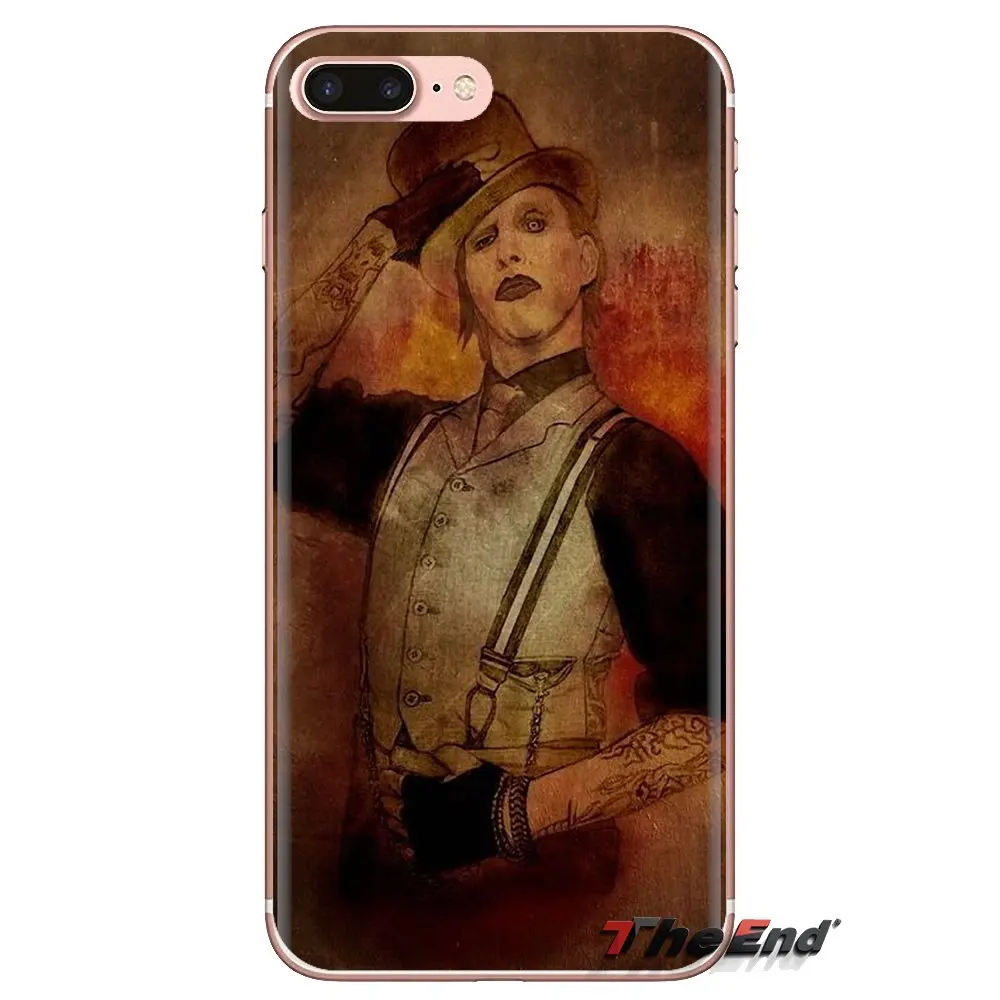 Мягкий чехол для Xiaomi Mi3 Samsung A10 A30 A40 A50 A60 A70 Galaxy S2 Note 2 Grand Core Prime Brian Hugh Warner Marilyn Manson |