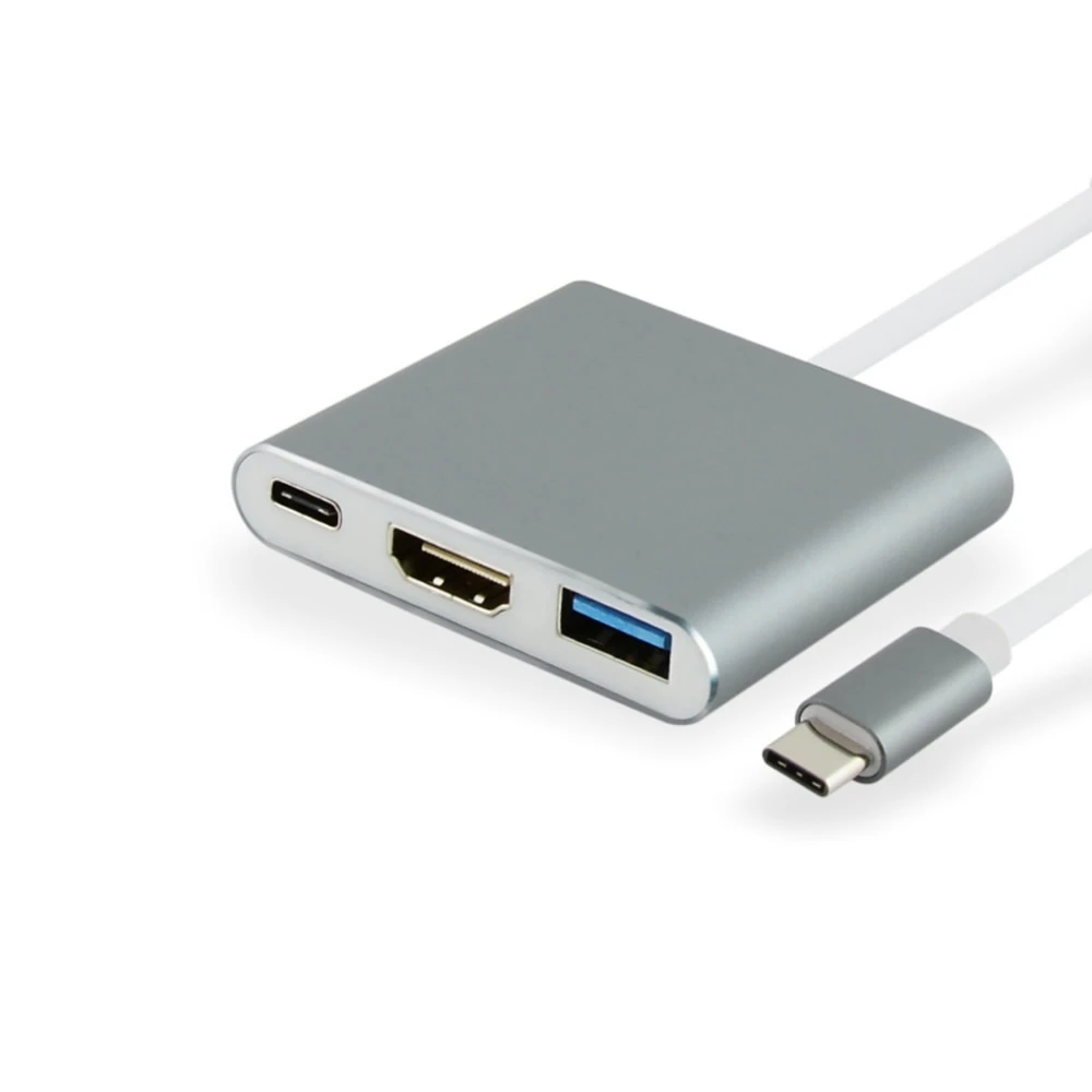 USB 3 1 type-C к HDMI/USB 0/USB-C адаптер type C 4 K HDMI 0 кабель для зарядки с адаптером Macbook samsung Android