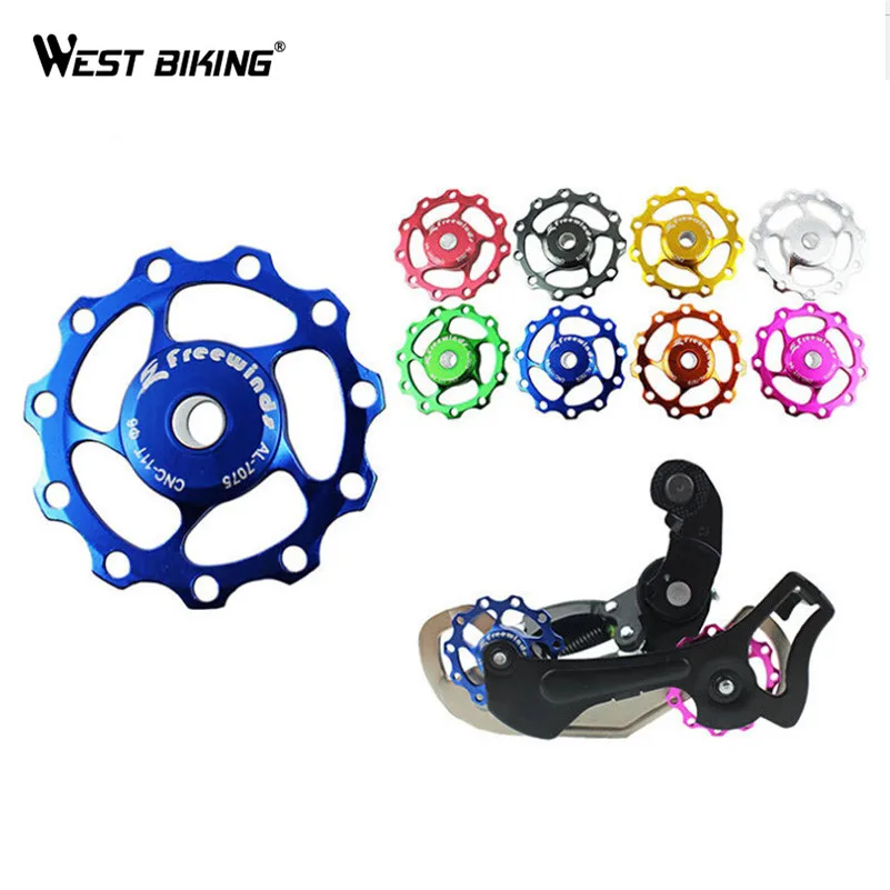 WEST BIKING сплав Jockey колеса велосипеда MTB направляющий ролик шкив запчасти для