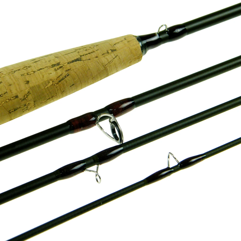 2.1M Fly Fishing Rod 4 Section #5~#6 Line Lightweight Portable Graphite Carbon Fiber Pole With Bag Case | Спорт и развлечения
