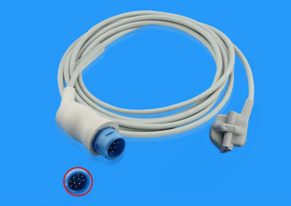 TL-101S Nihon Kohden BSM-1101 2101 3101 7100 7200 8200 Adult pediatric soft tip SpO2 Pediatric Finger Clip neonate wrap spo2 9ft |