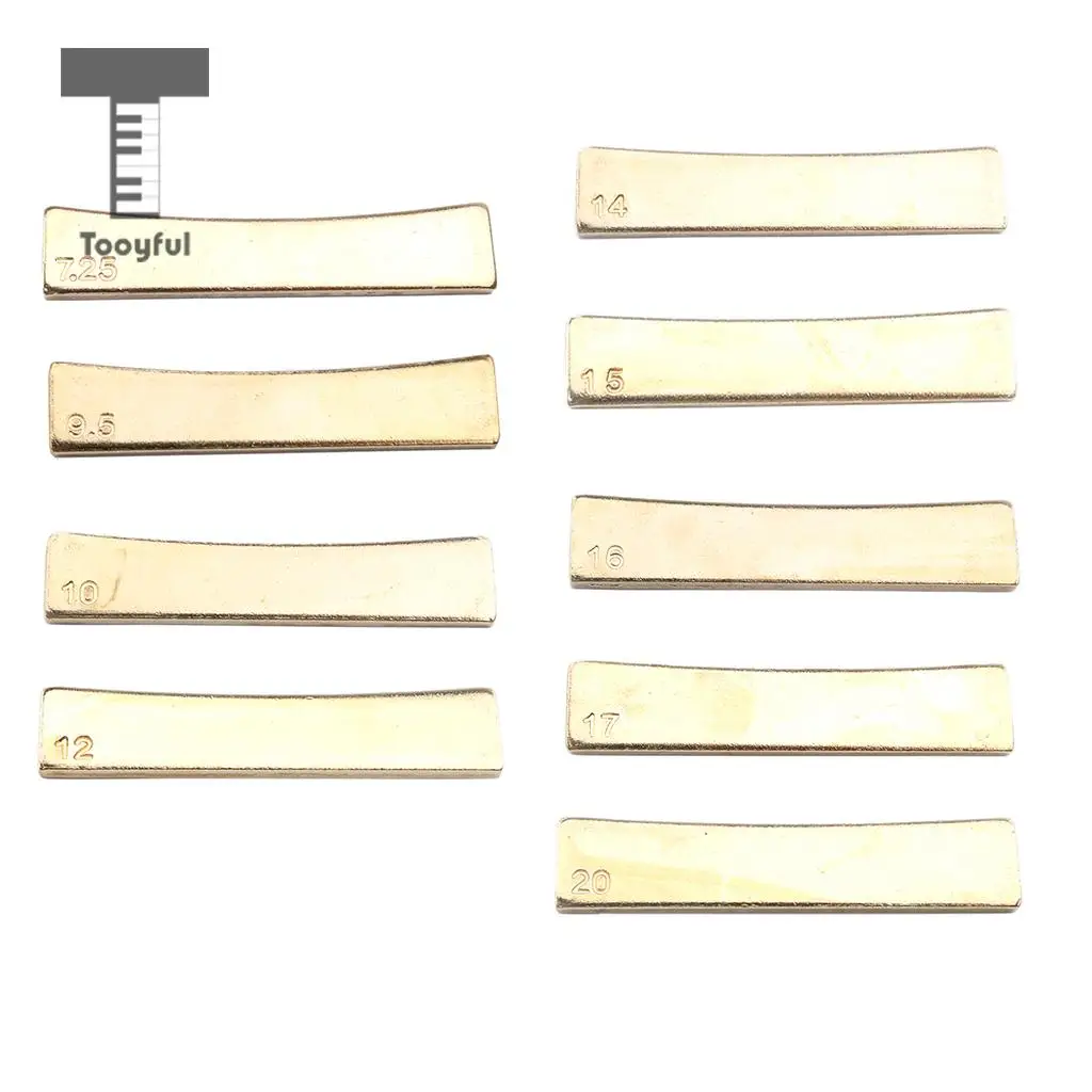 Golden Guitar Radius Fingerboard Fret Press Caul Insert for Guitarist Luthier Tool