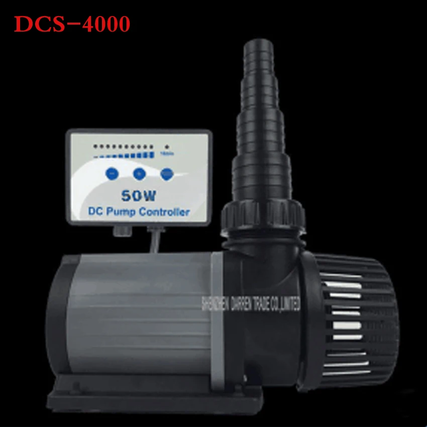 

1pc DCS4000 30W series variable flow DC aquarium pump marine freshwater controllable sitting water pump