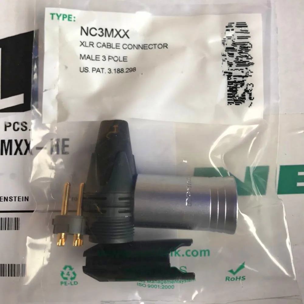 Высокое качество 80 шт./лот позолоченный 3Pin XLR разъем с 40 шт. NC3MXX и NC3FXX|Соединители| |