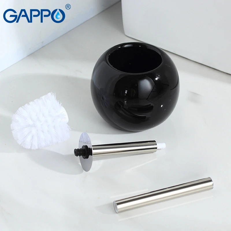 Держатели для туалетной щетки GAPPO аксессуары ванной комнаты черные/белые детали
