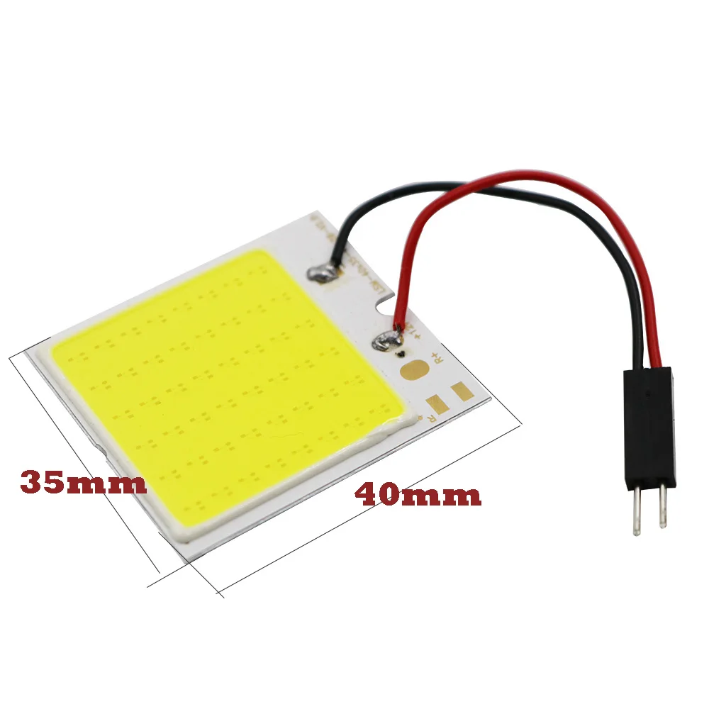 YSY 10X C5W Cob 48SMD чип белая лампа для чтения led T10 автомобильная светодиодная парковки
