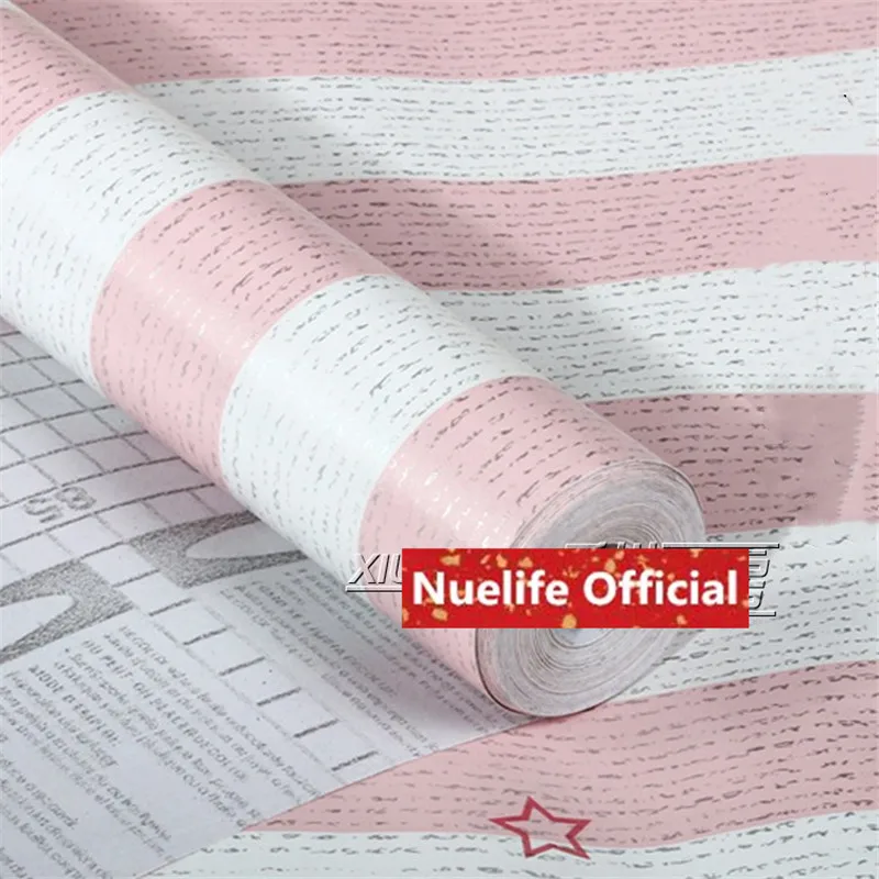 0.45x10m stars moon stripes waterproof self-adhesive wallpaper kids room kindergarten living bedroom wall stickers | Дом и сад