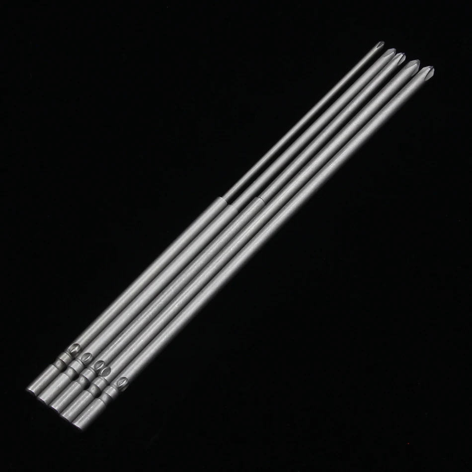 1Pcs 801 5mm Magnetic Round Shank Phillips Cross Head Screwdriver Bit Set Hand Tools Long 200mm | Инструменты
