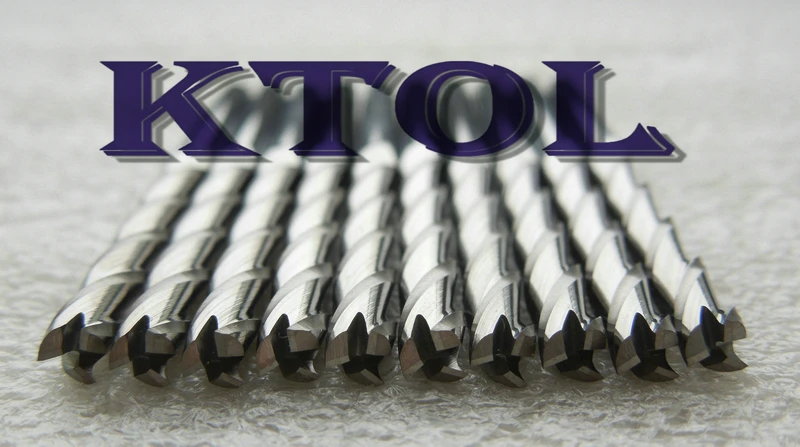 Набор фрез Sharp Edge 4x32 мм три 3 флейты твердосплавные фрезы для древесины акрила MDF |