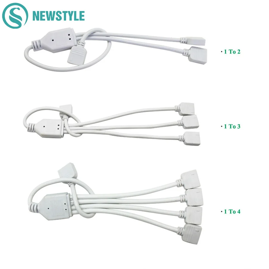 Аксессуары для лент разветвитель с разъемом мама светодиодных RGBW 1 2 3 4