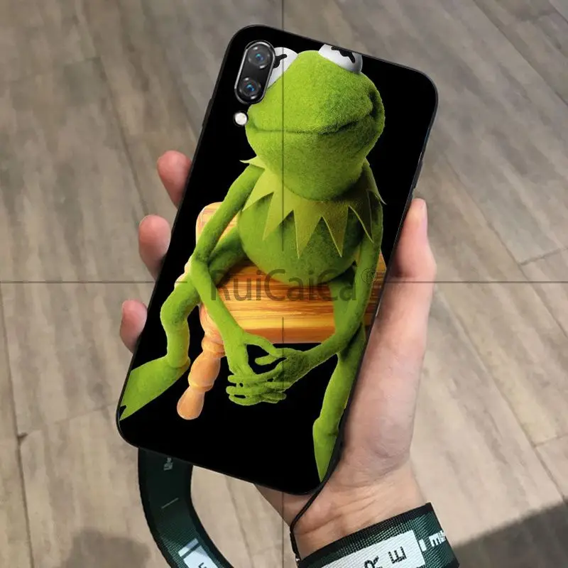 Ruicaica Kermit лягушка красочные милые аксессуары для телефонов Чехол Huawei P9 P10 Plus Mate9
