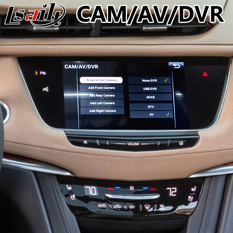 Android 7,1 видео интерфейс для Cadillac XTS/SRX/ATS/CTS/XT5/Escalade CUE системы-, gps навигация с 3 ГБ